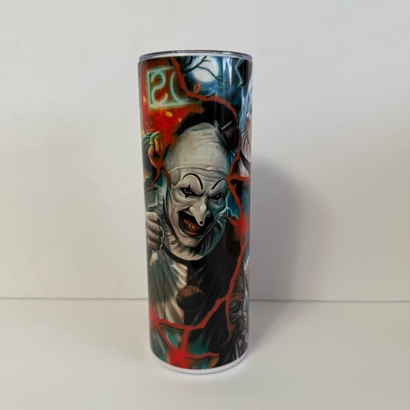 Terrifier Art the Clown 20oz Skinny Tumbler - Picture 2 of 4